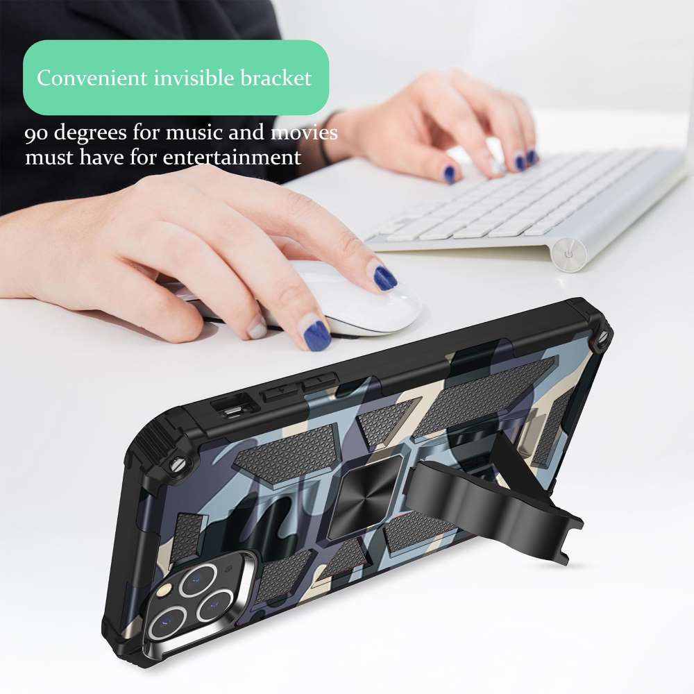 Outdoor Hülle für Apple iPhone 11 Camouflage Shockproof Schutz Cover Armor Kick