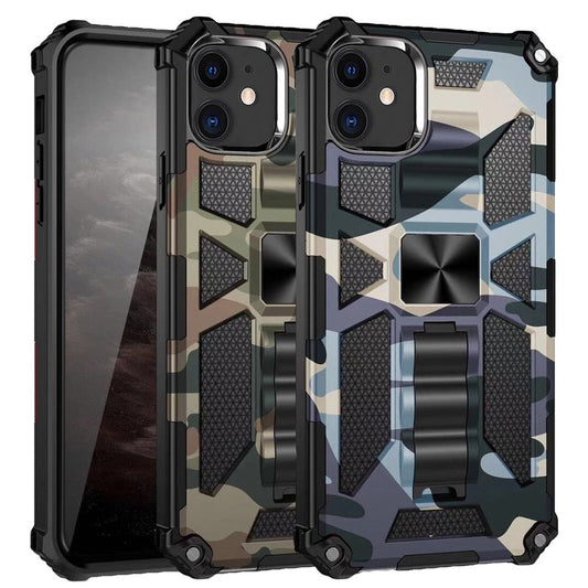 Outdoor Hülle für Apple iPhone 11 Camouflage Shockproof Schutz Cover Armor Kick
