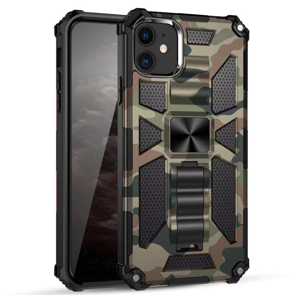 Outdoor Hülle für Apple iPhone 11 Camouflage Shockproof Schutz Cover Armor Kick