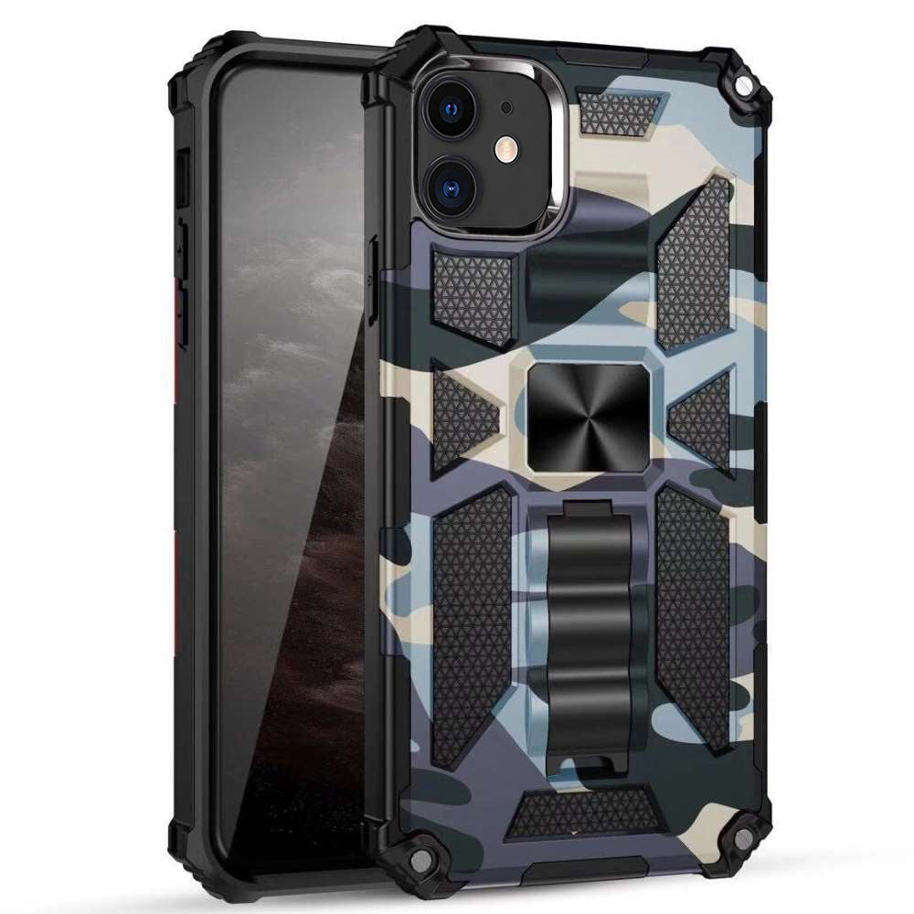 Outdoor Hülle für Apple iPhone 11 Camouflage Shockproof Schutz Cover Armor Kick