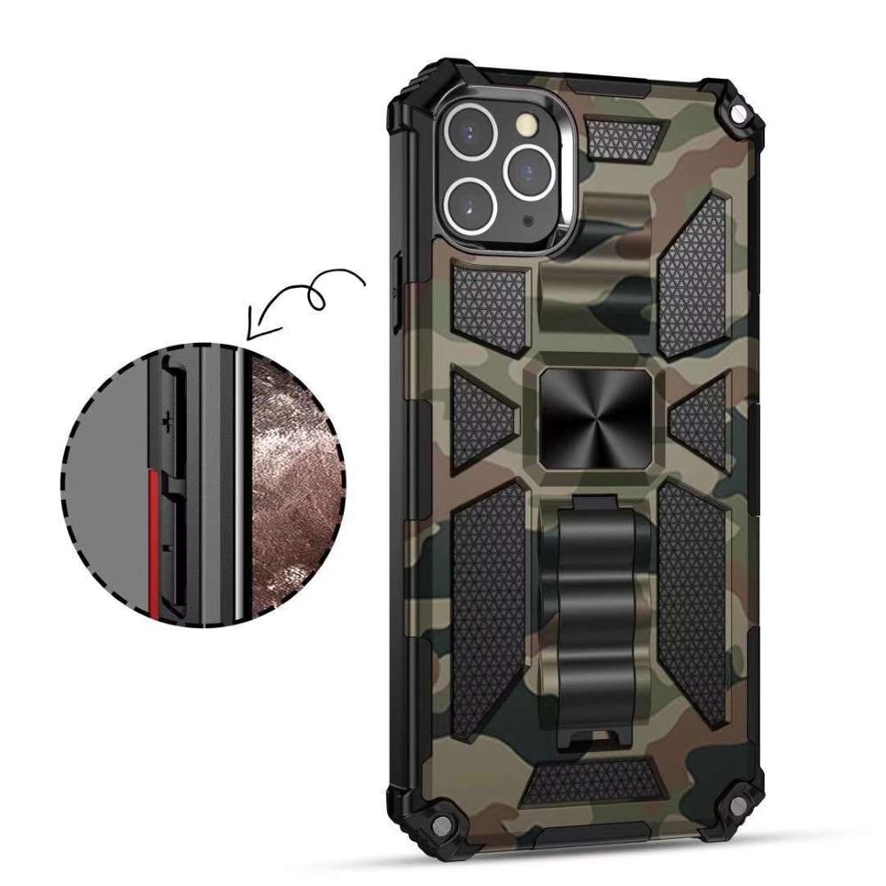 Outdoor Hülle für Apple iPhone 11 Camouflage Shockproof Schutz Cover Armor Kick