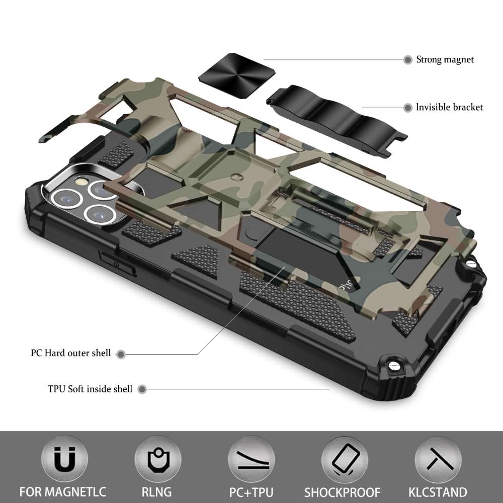 Outdoor Hülle für Apple iPhone 11 Camouflage Shockproof Schutz Cover Armor Kick