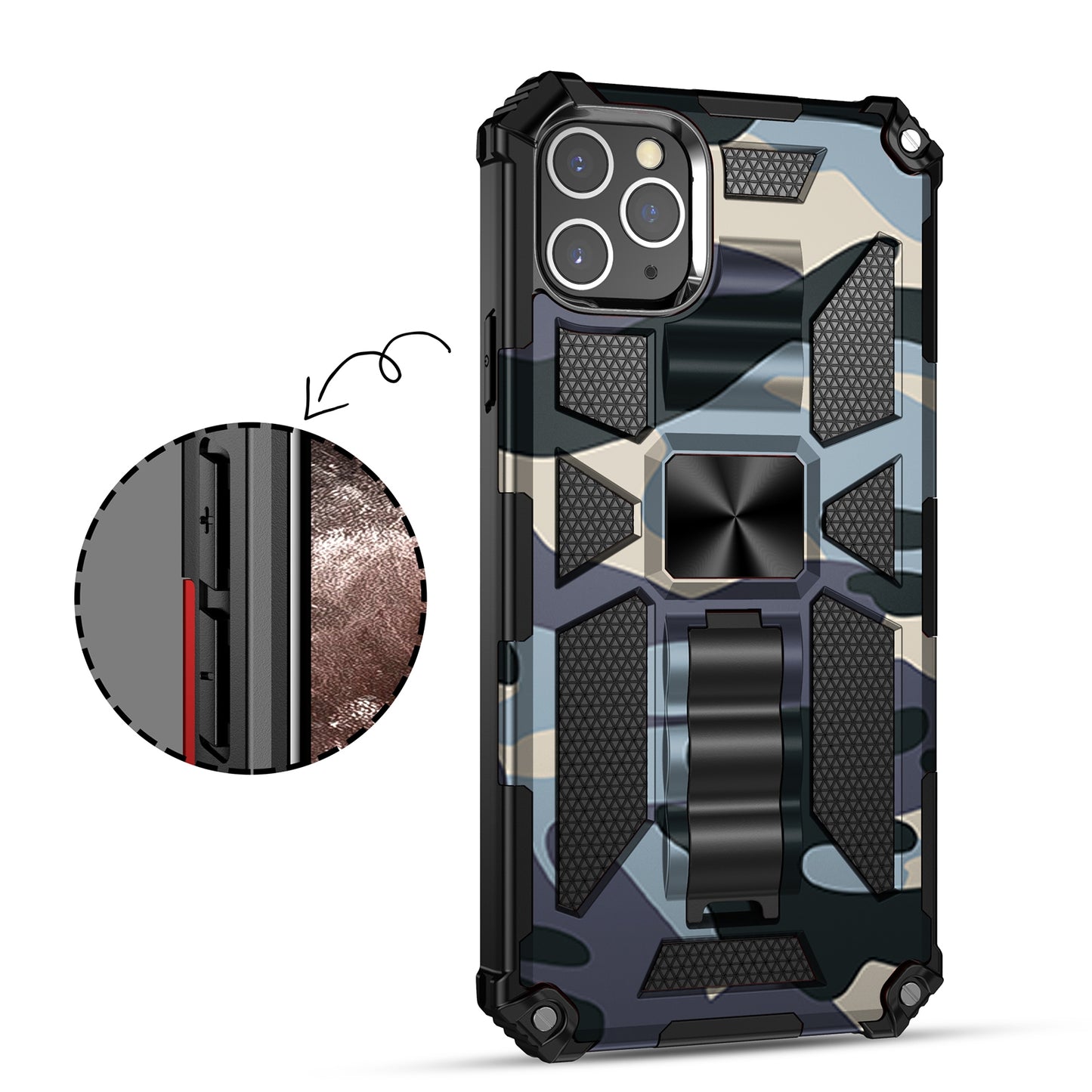 Outdoor Hülle für Apple iPhone 11 PRO MAX Camouflage Shockproof PC Schutzcover