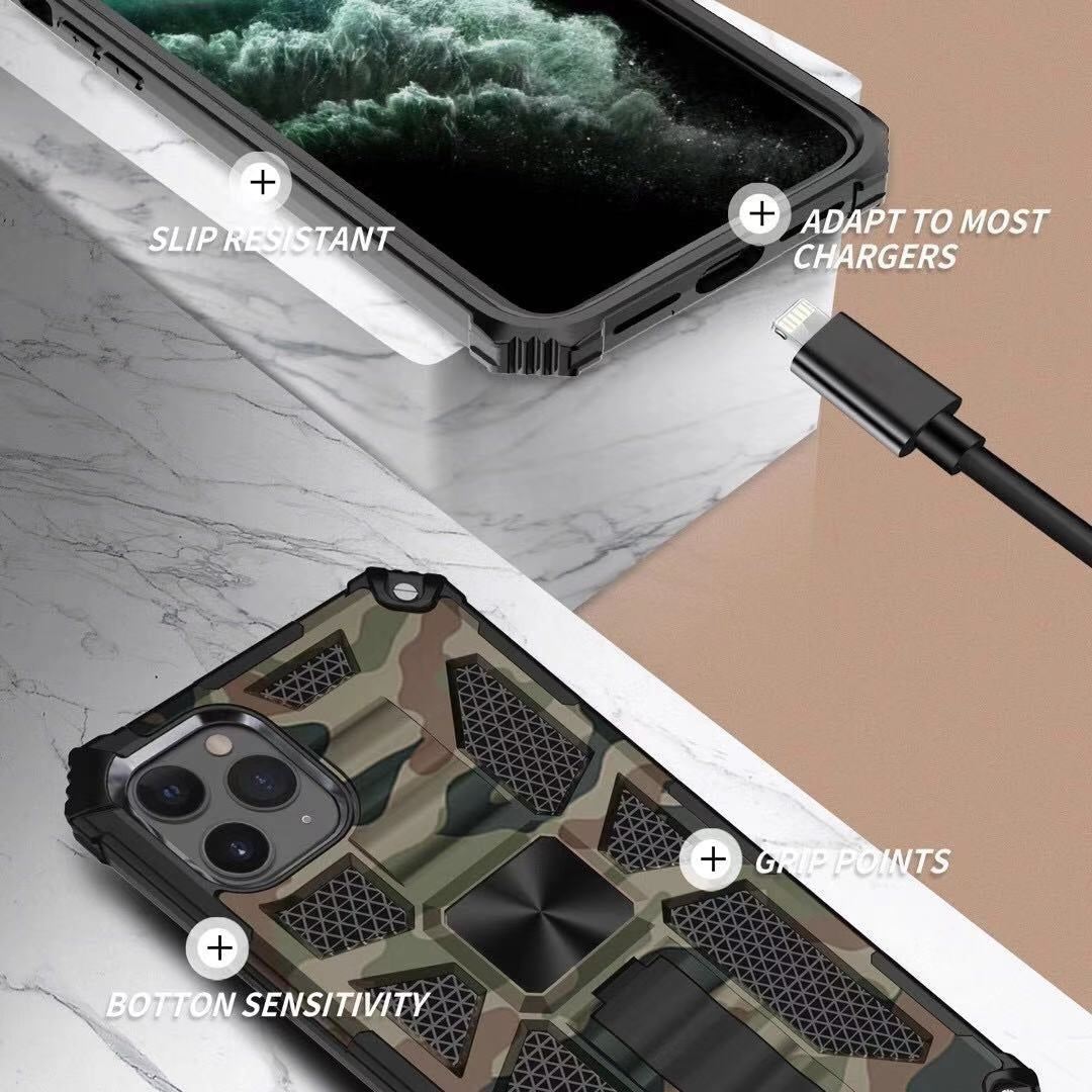 Outdoor Hülle für Apple iPhone 11 PRO MAX Camouflage Shockproof PC Schutzcover