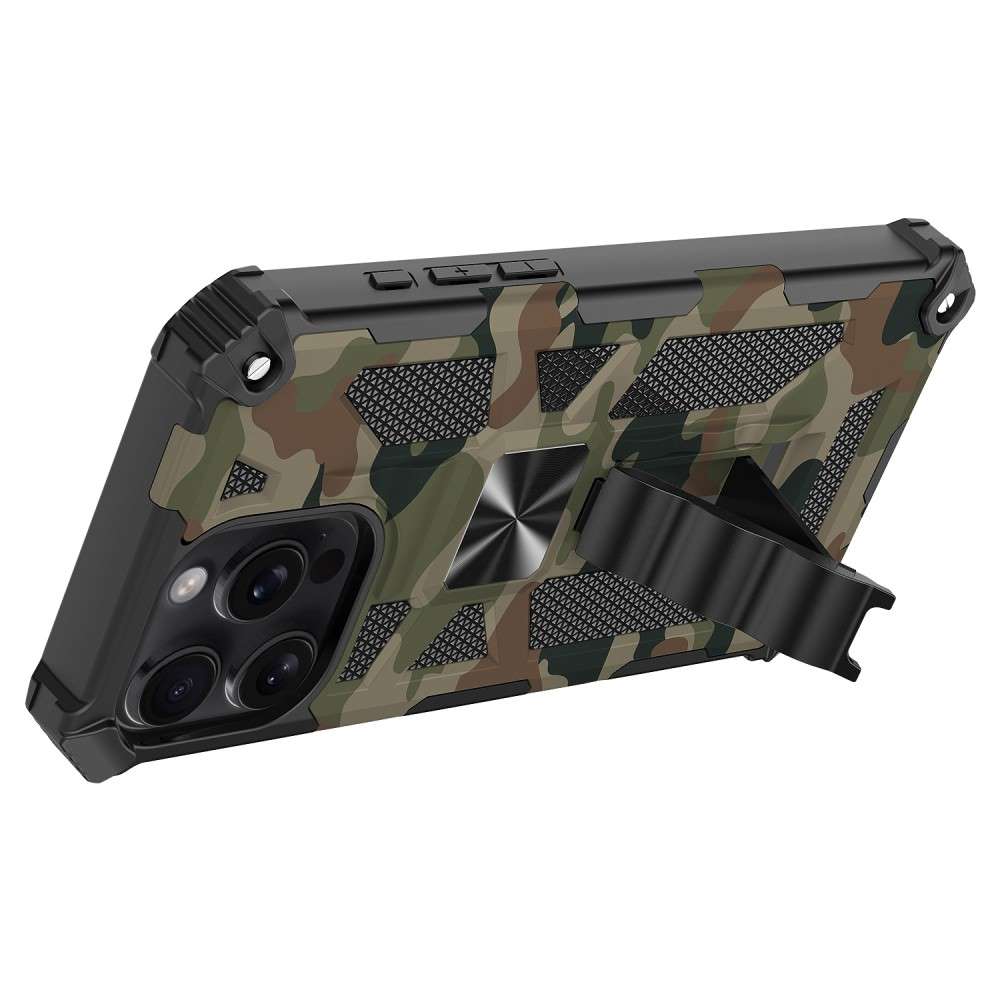 Outdoor Hülle für Apple iPhone 16 PRO MAX Camouflage Shockproof PC Schutzcover