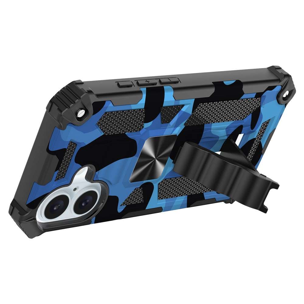 Outdoor Hülle für Apple iPhone 16 Camouflage Shockproof Schutz Cover Armor Kick
