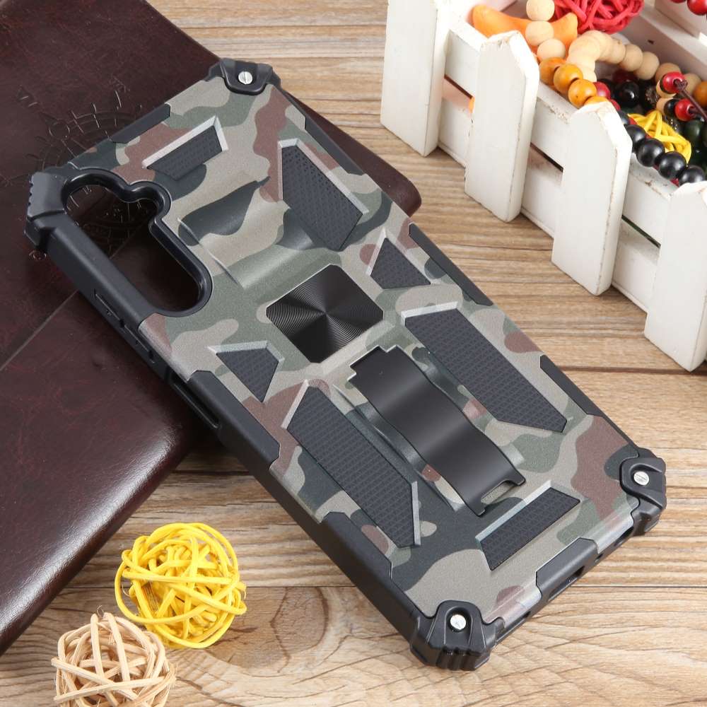 Outdoor Hülle für Samsung Galaxy A05s Camouflage Shockproof Schutz Armor Cover