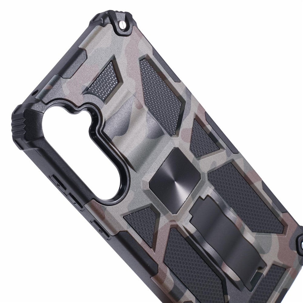 Outdoor Hülle für Samsung Galaxy A56 Camouflage Shockproof Schutz Armor Cover