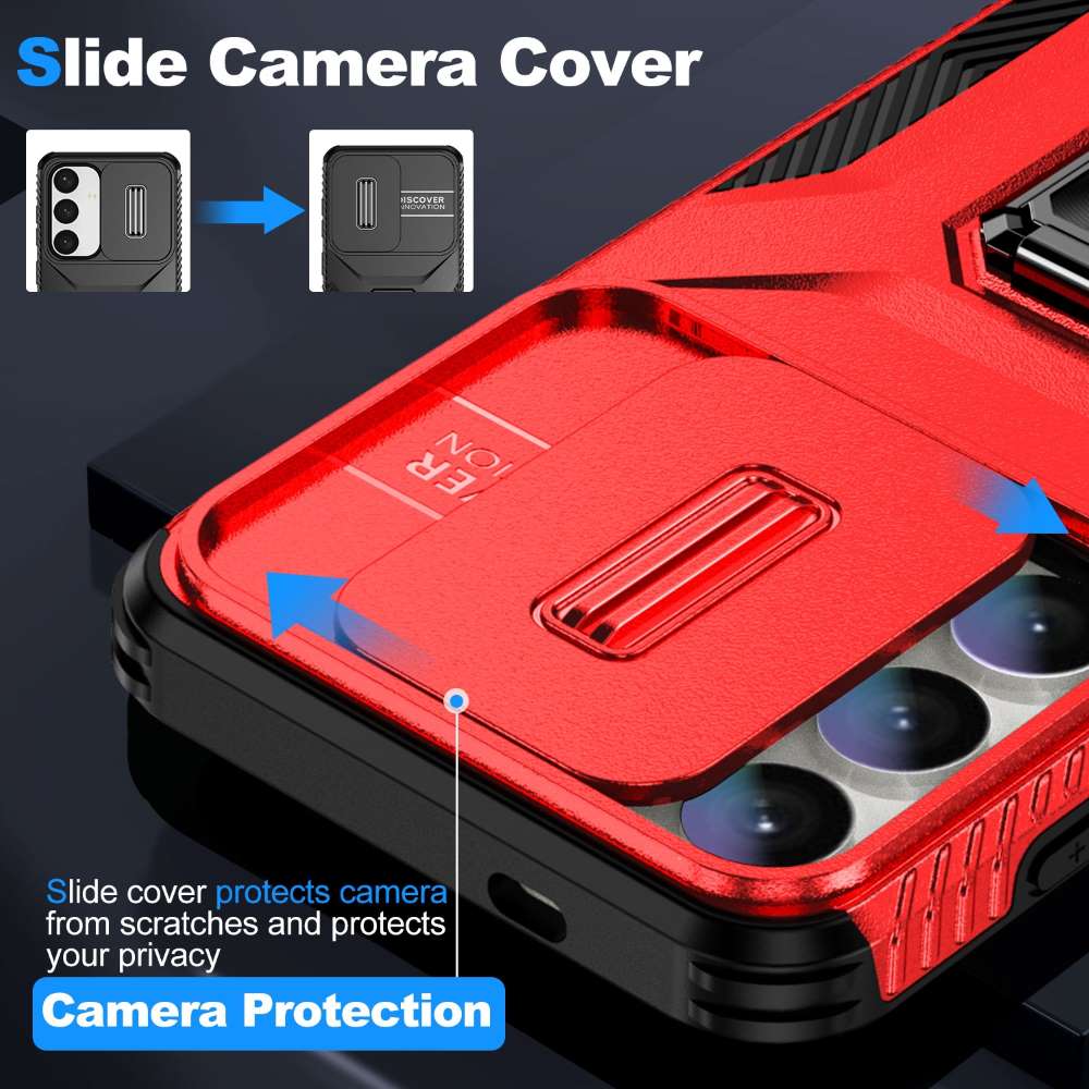 Outdoor Hülle für Samsung Galaxy S24 Camshield Holder Schutz Cover Ring Ständer