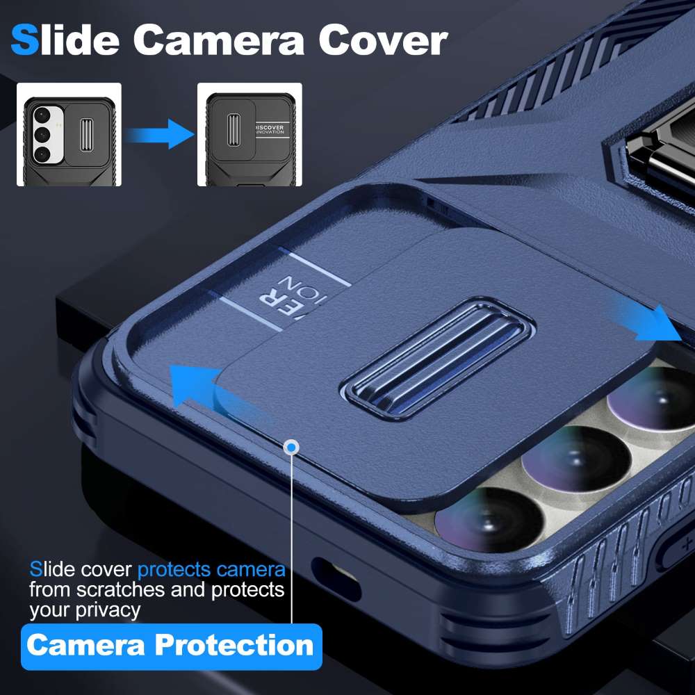 Outdoor Hülle für Samsung Galaxy S24 Camshield Holder Schutz Cover Ring Ständer