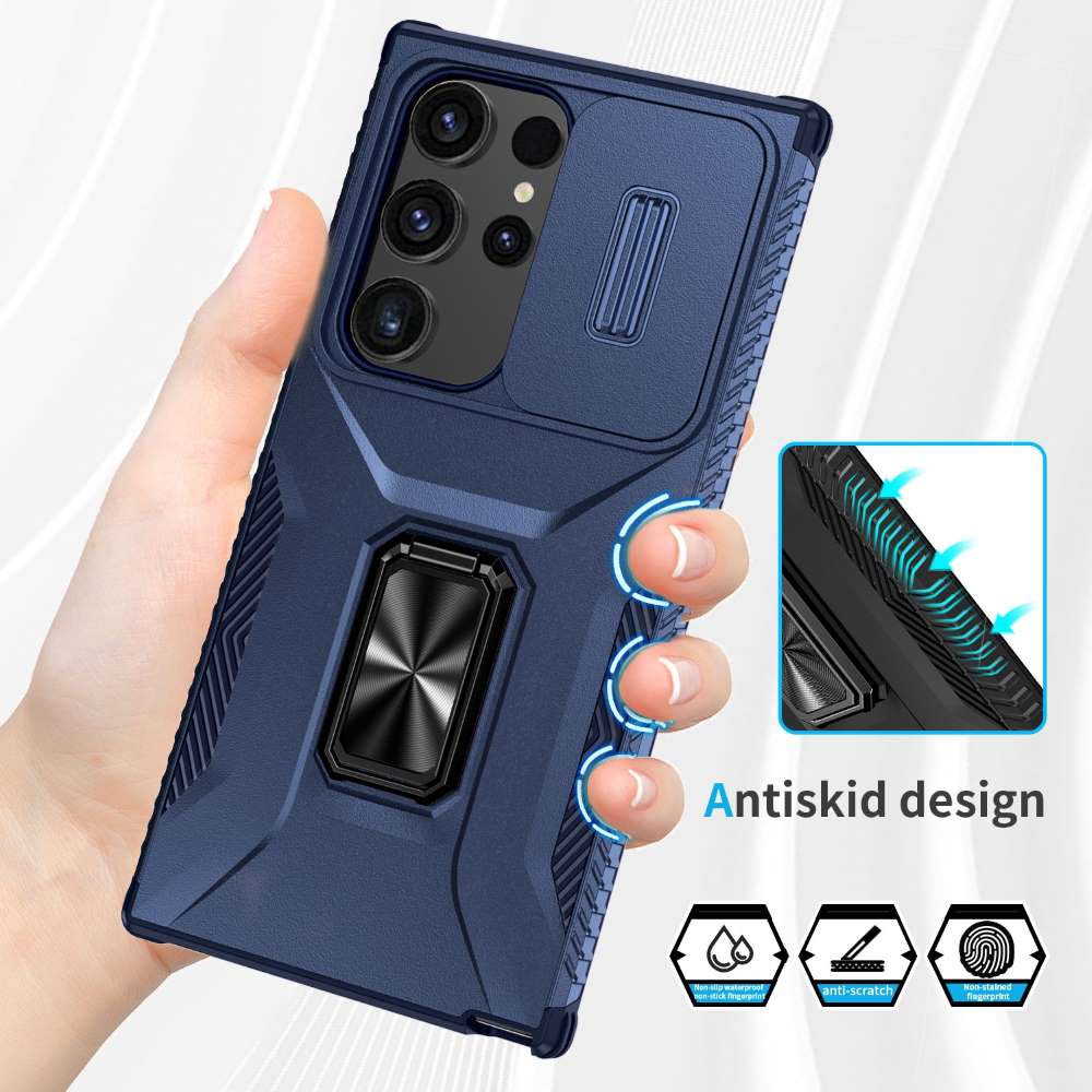 Outdoor Hülle für Samsung Galaxy S24 ULTRA Camshield Holder Schutz Cover Ständer