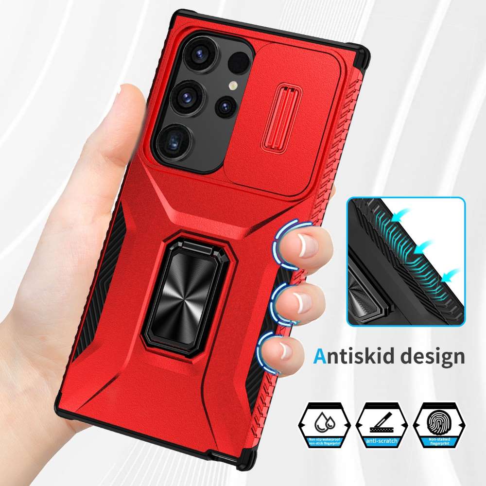 Outdoor Hülle für Samsung Galaxy S24 ULTRA Camshield Holder Schutz Cover Ständer