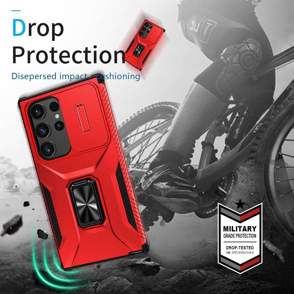Outdoor Hülle für Samsung Galaxy S24 ULTRA Camshield Holder Schutz Cover Ständer