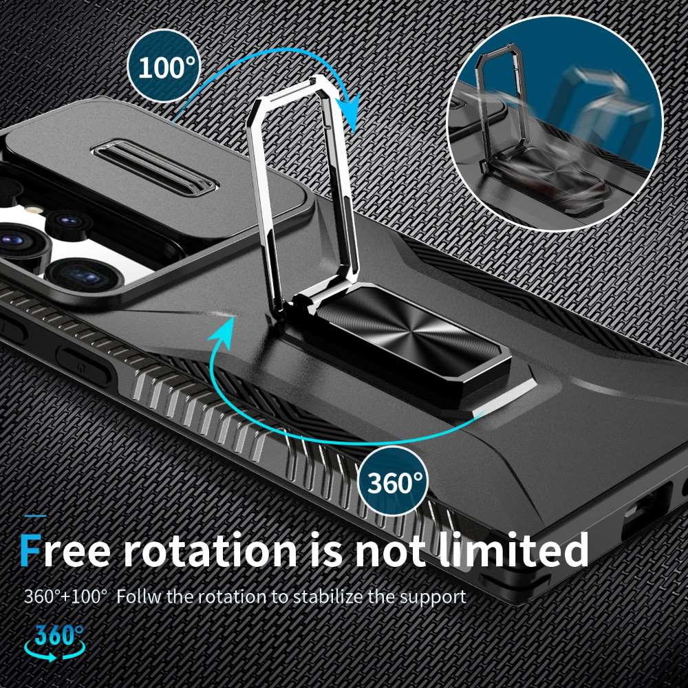 Outdoor Hülle für Samsung Galaxy S24 ULTRA Camshield Holder Schutz Cover Ständer