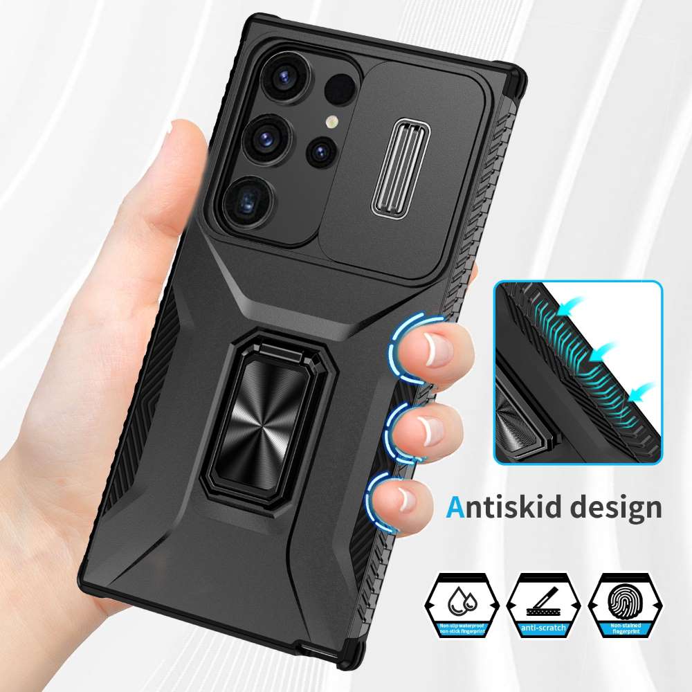 Outdoor Hülle für Samsung Galaxy S24 ULTRA Camshield Holder Schutz Cover Ständer