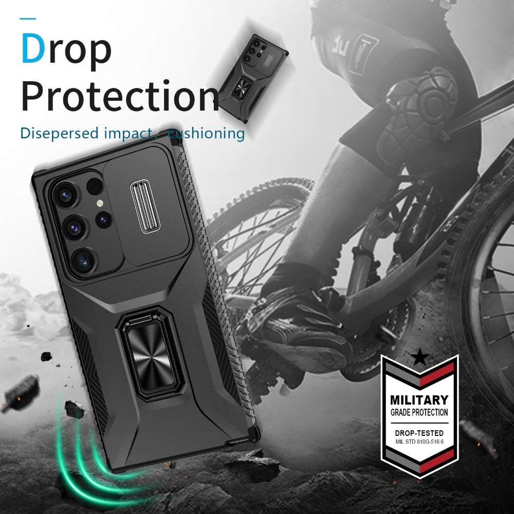 Outdoor Hülle für Samsung Galaxy S24 ULTRA Camshield Holder Schutz Cover Ständer