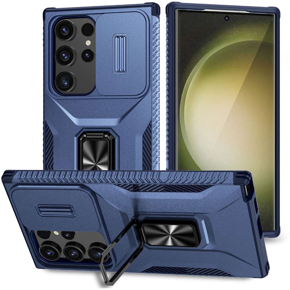 Outdoor Hülle für Samsung Galaxy S24 ULTRA Camshield Holder Schutz Cover Ständer