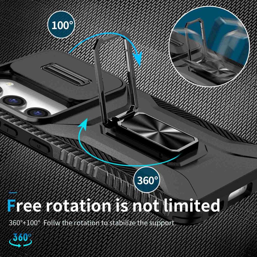 Outdoor Hülle für Samsung Galaxy S23 Camshield Holder Schutz Cover Ring Ständer