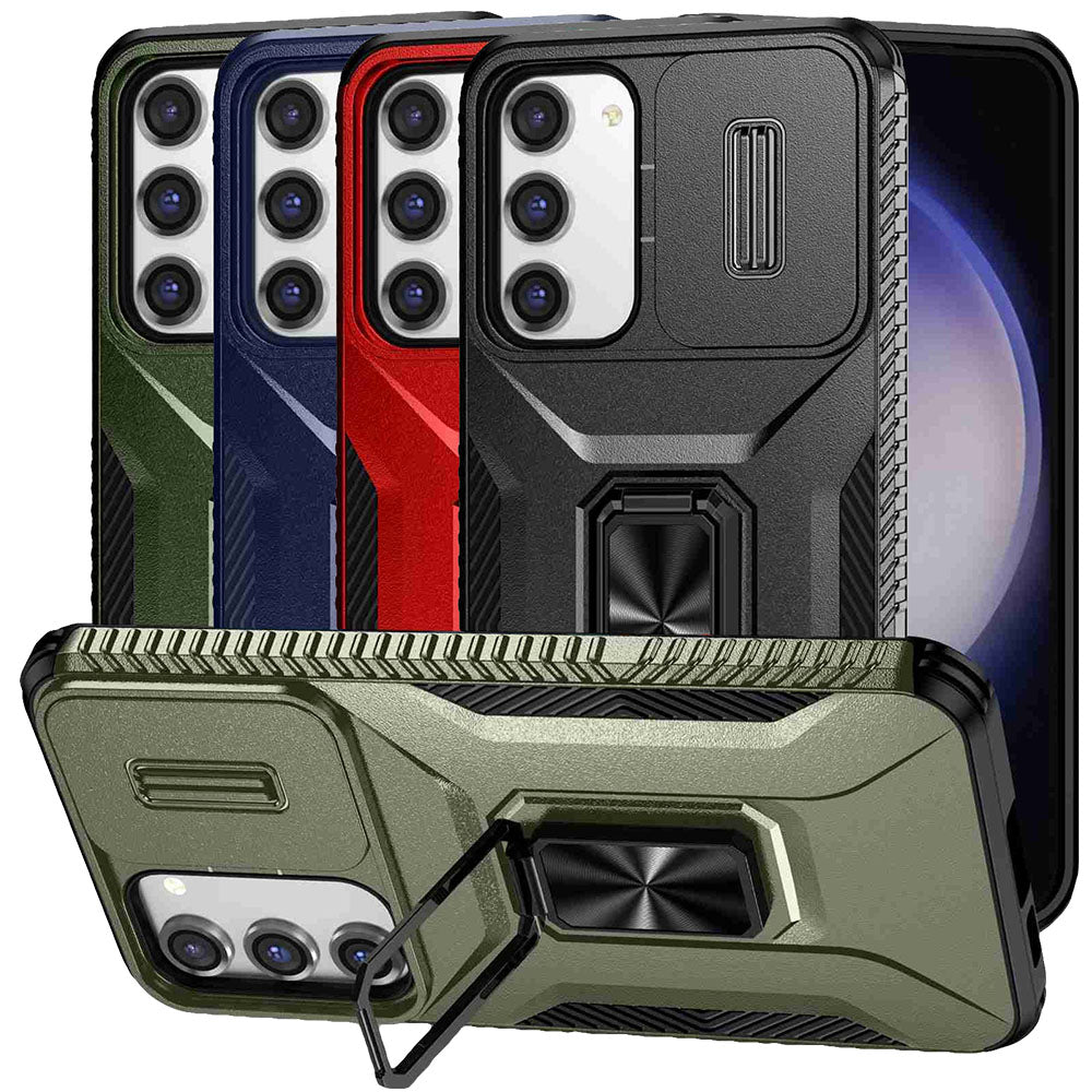 Outdoor Hülle für Samsung Galaxy S23 PLUS Camshield Holder Schutz Cover Ständer
