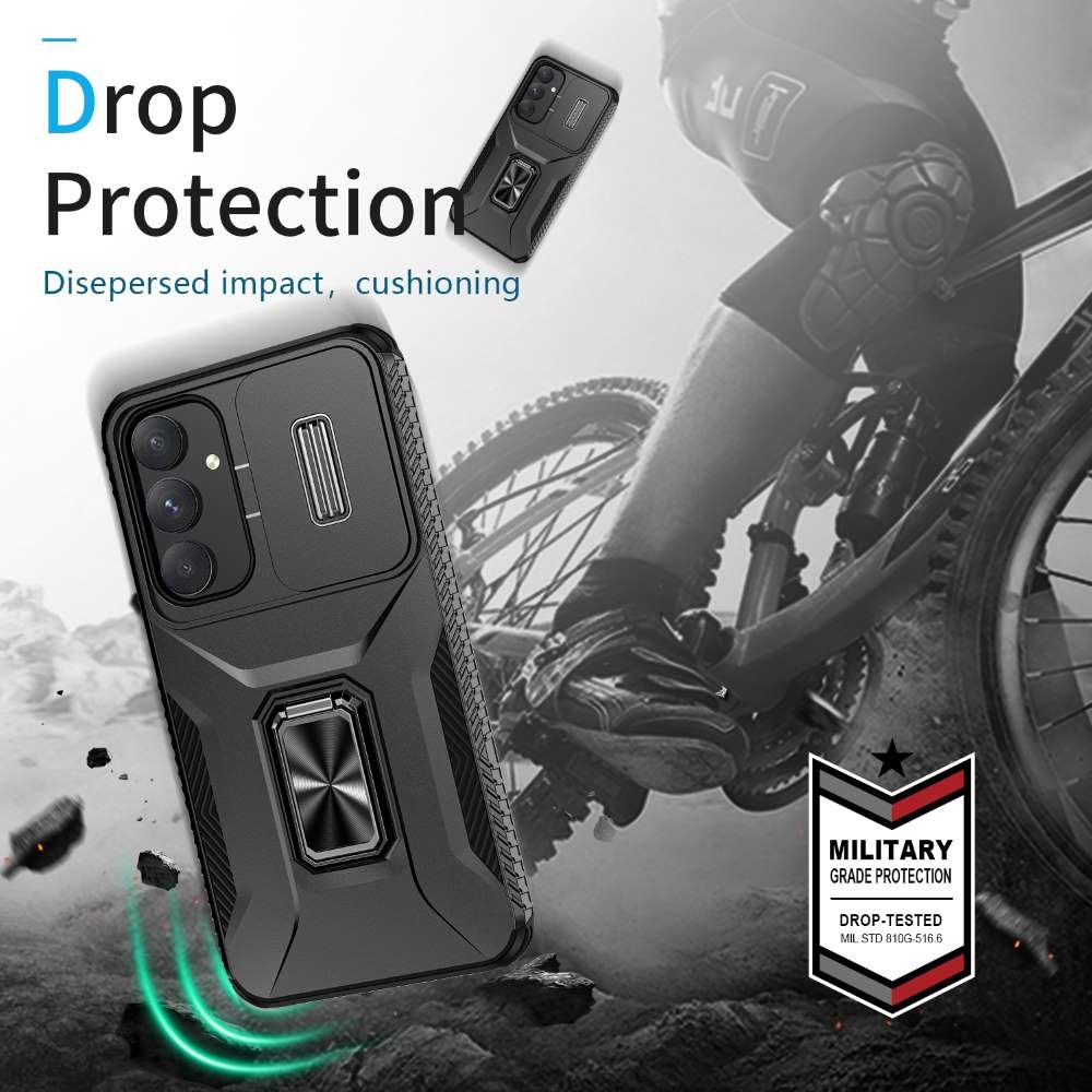 Outdoor Hülle für Samsung Galaxy A55 Camshield Holder Schutz Cover Ring Ständer