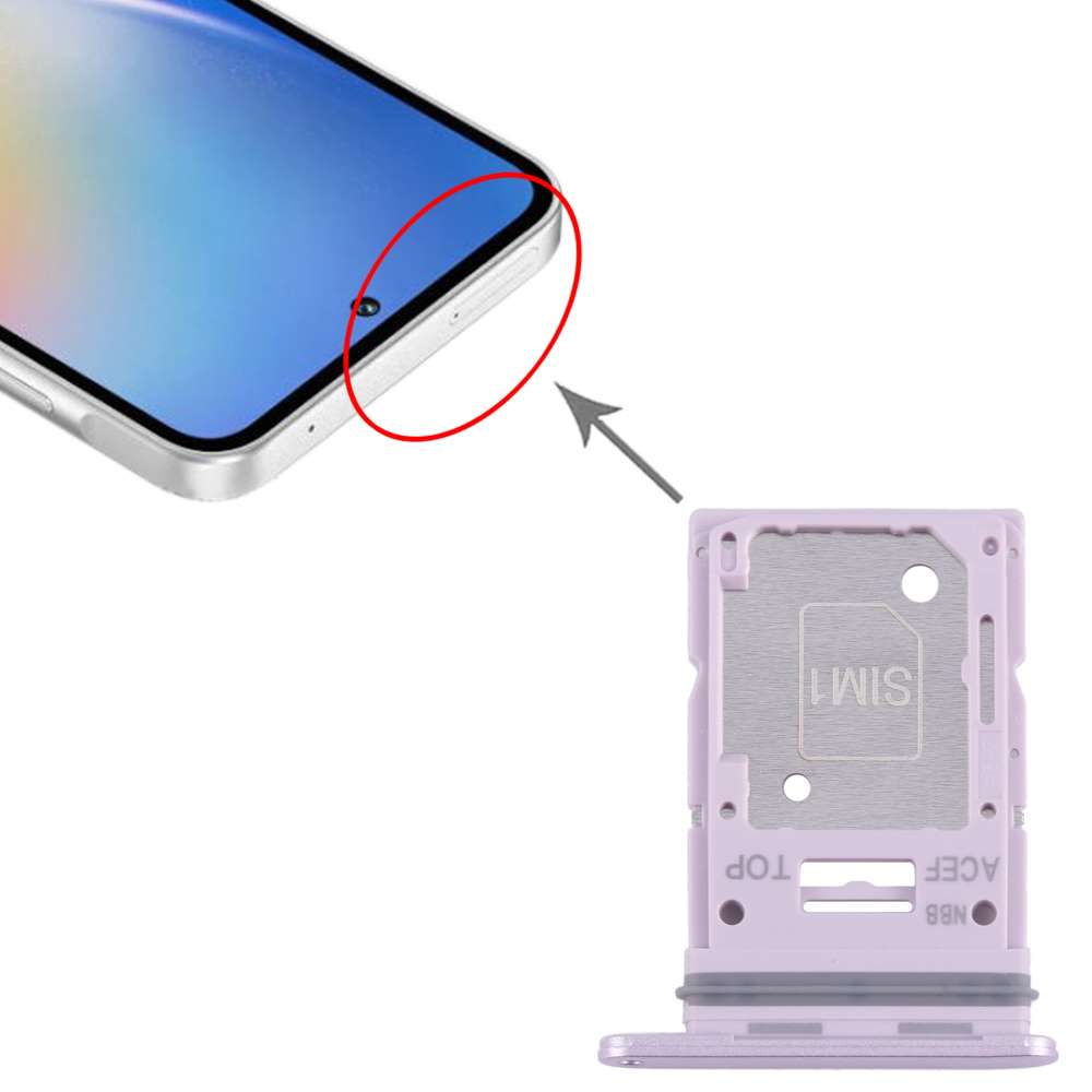 Dual Sim Tray für Samsung Galaxy A35 Karten Halter Fach Schlitten Adapter Holder