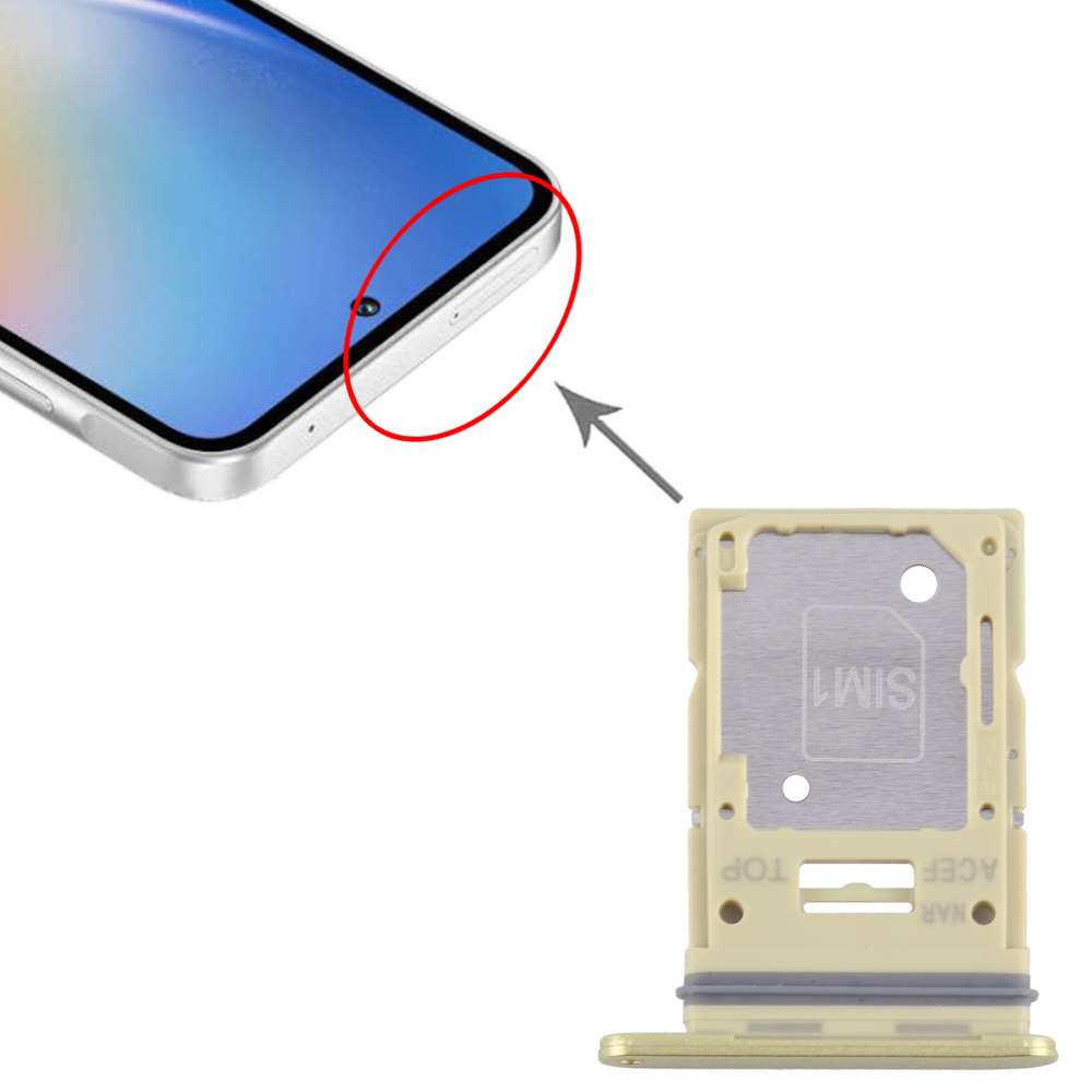 Dual Sim Tray für Samsung Galaxy A35 Karten Halter Fach Schlitten Adapter Holder