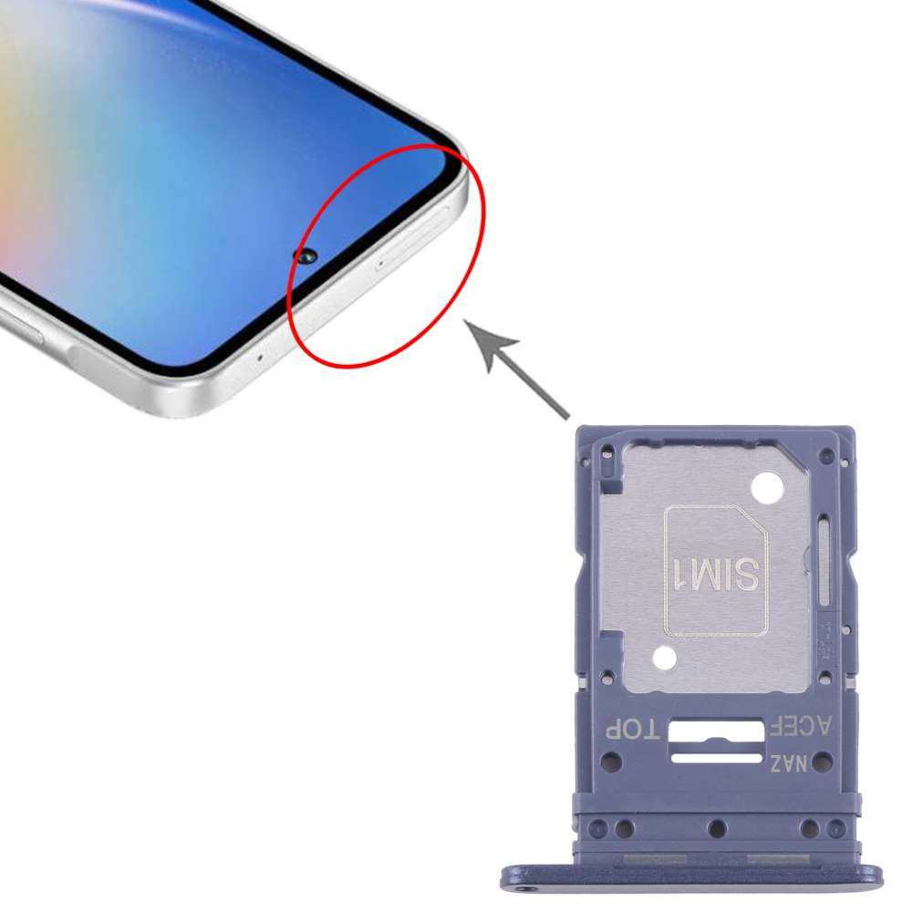 Dual Sim Tray für Samsung Galaxy A35 Karten Halter Fach Schlitten Adapter Holder