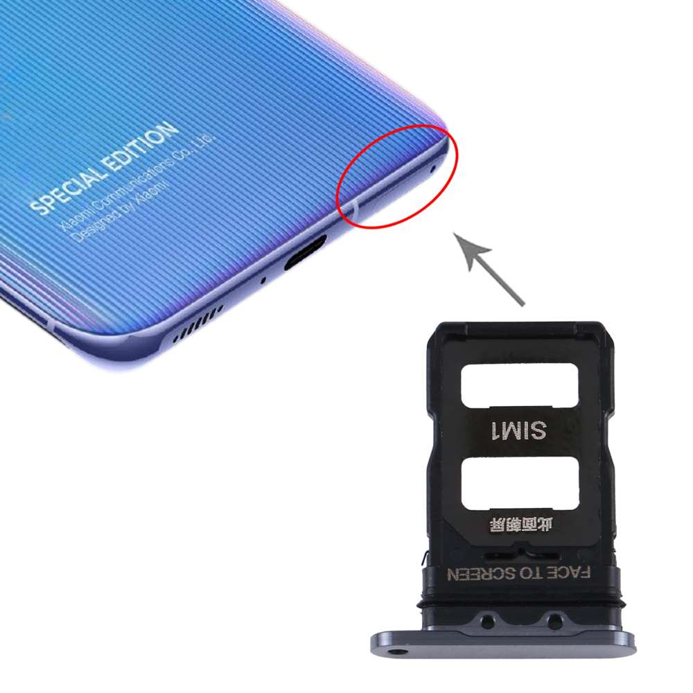 Dual Sim Tray für Xiaomi Mi 11 Karten Halter Fach Schlitten Slot Adapter Holder