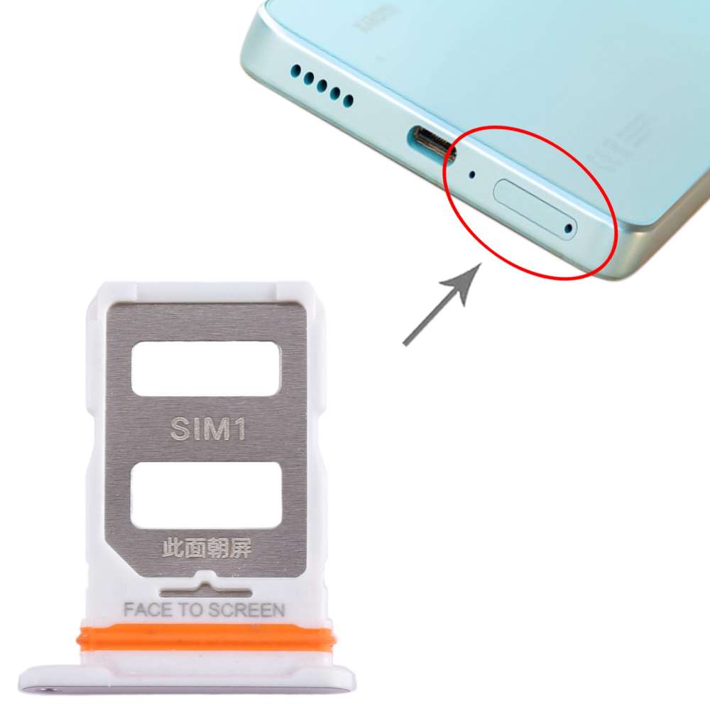Dual Sim Tray für Xiaomi 12 LITE Karten Halter Fach Schlitten Adapter Holder