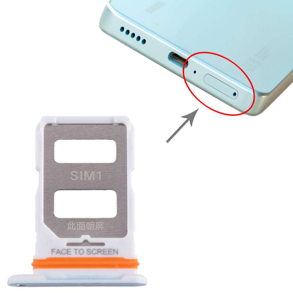 Dual Sim Tray für Xiaomi 12 LITE Karten Halter Fach Schlitten Adapter Holder