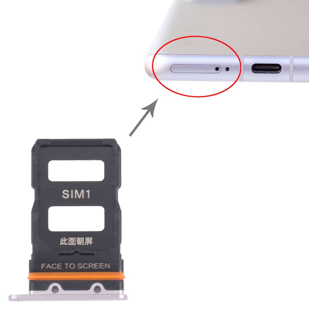 Dual Sim Tray für Xiaomi 12 12X Karten Halter Fach Schlitten Slot Adapter Holder