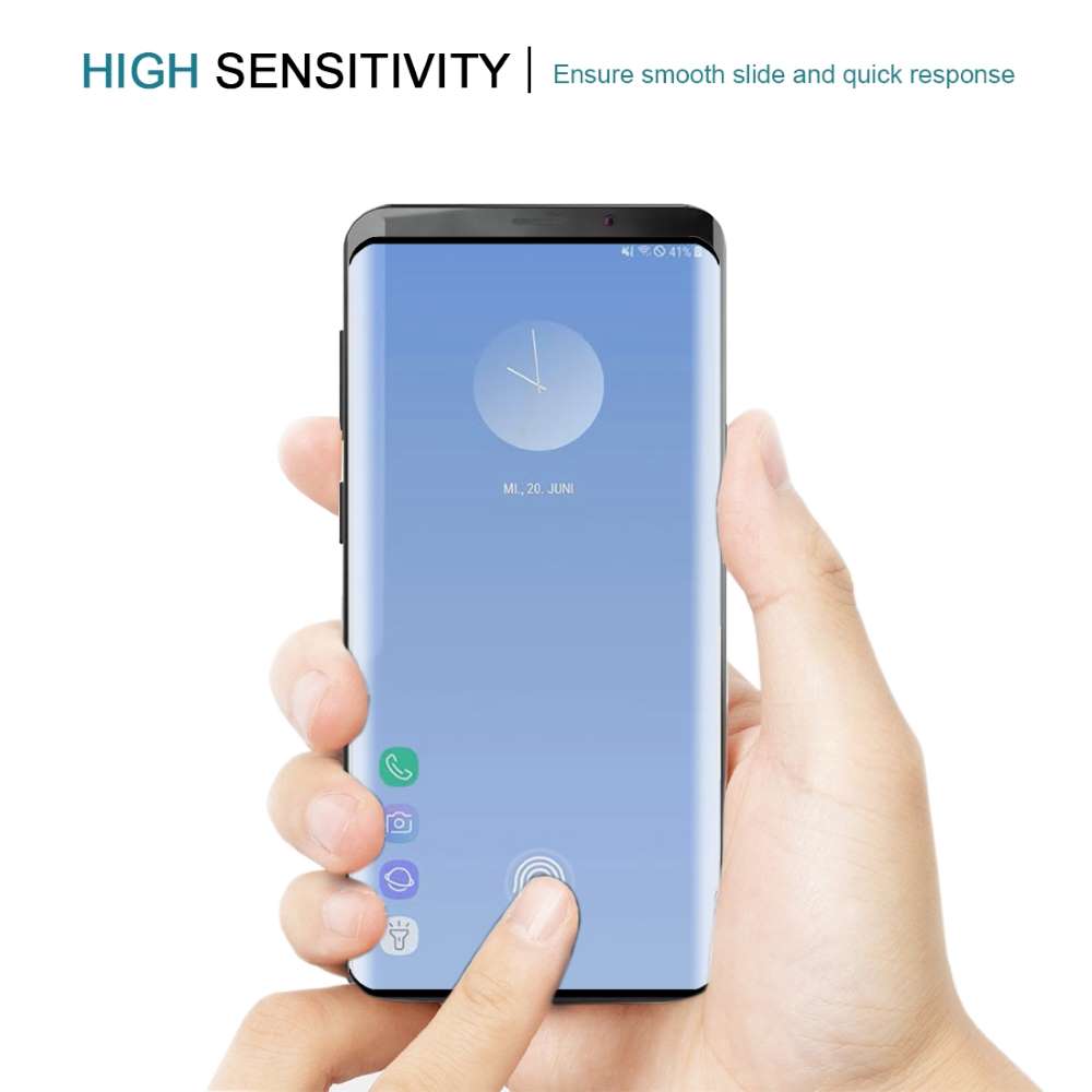 Schutzglas für Samsung Galaxy S10 Full Cover Curved Tempered Glass Folie Film
