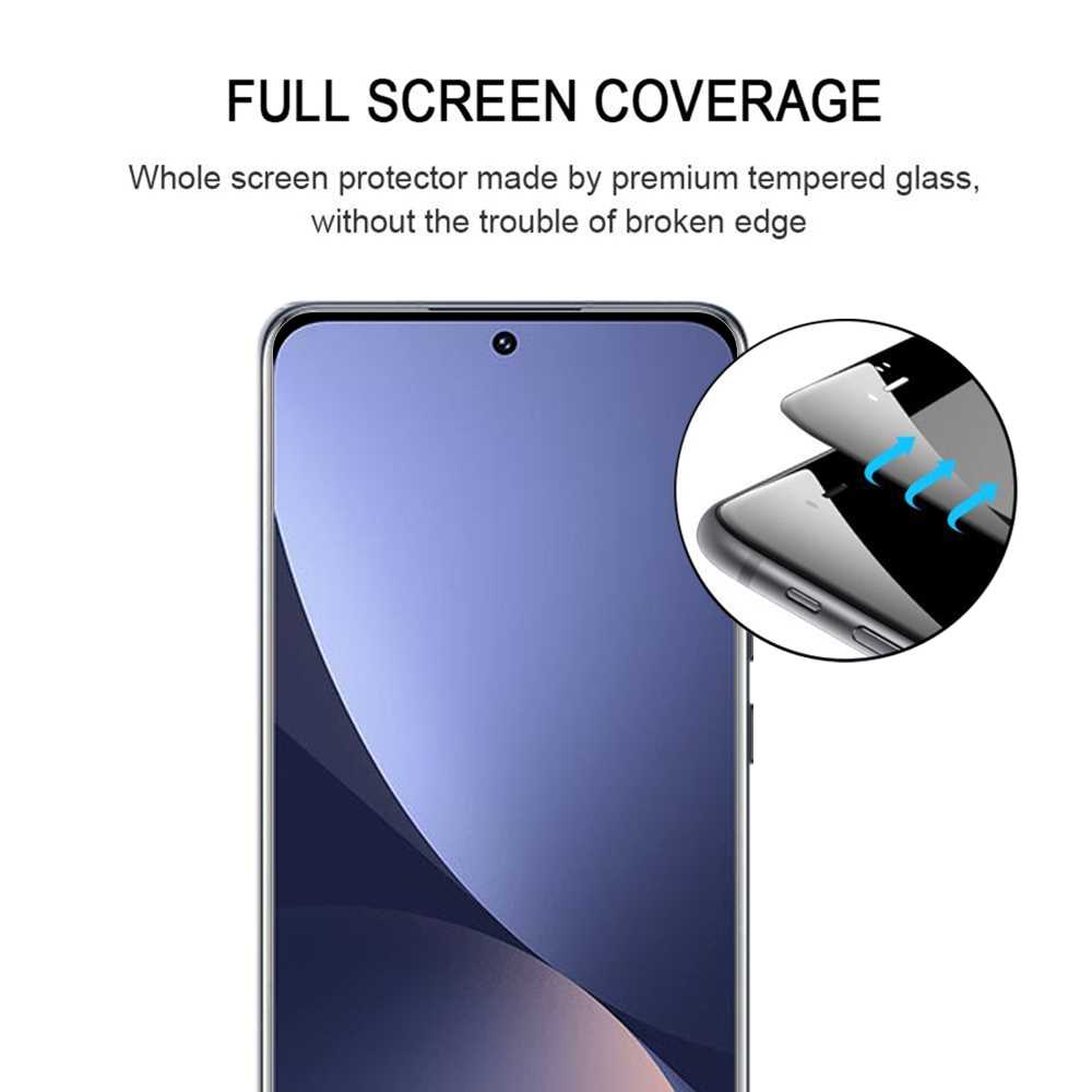 Schutzglas für XIAOMI 12 12X Full Cover Curved Tempered Glass Schutzfolie Film