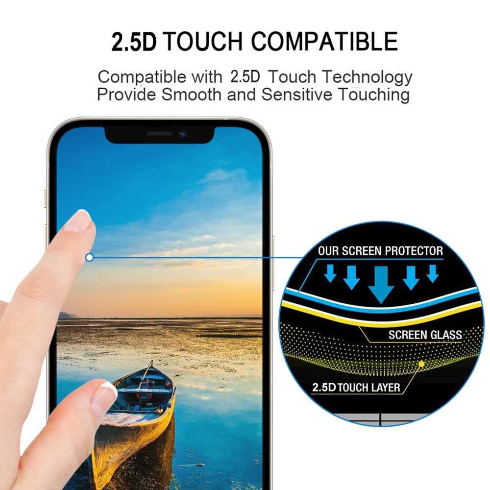 Schutzglas für APPLE IPHONE 13 13 PRO Full Cover Full Glue Tempered Glass Folie
