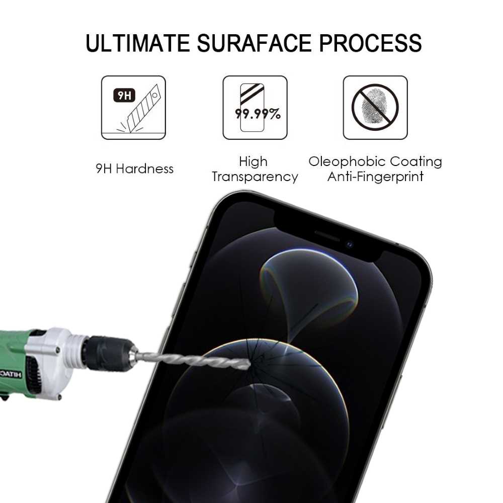 Schutzglas für APPLE IPHONE 12 12 PRO Full Cover Full Glue Tempered Glass Folie