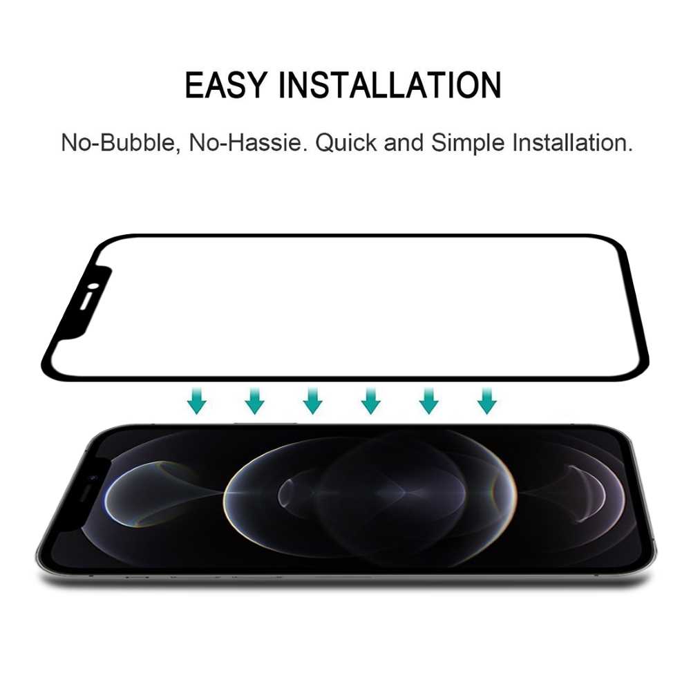 Schutzglas für APPLE IPHONE 12 12 PRO Full Cover Full Glue Tempered Glass Folie