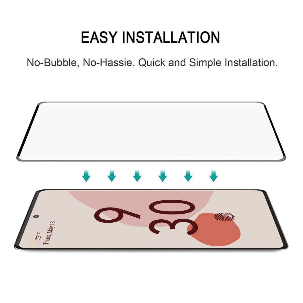 Schutzglas für GOOGLE PIXEL 6 Full Cover Full Glue Tempered Glass Folie Film