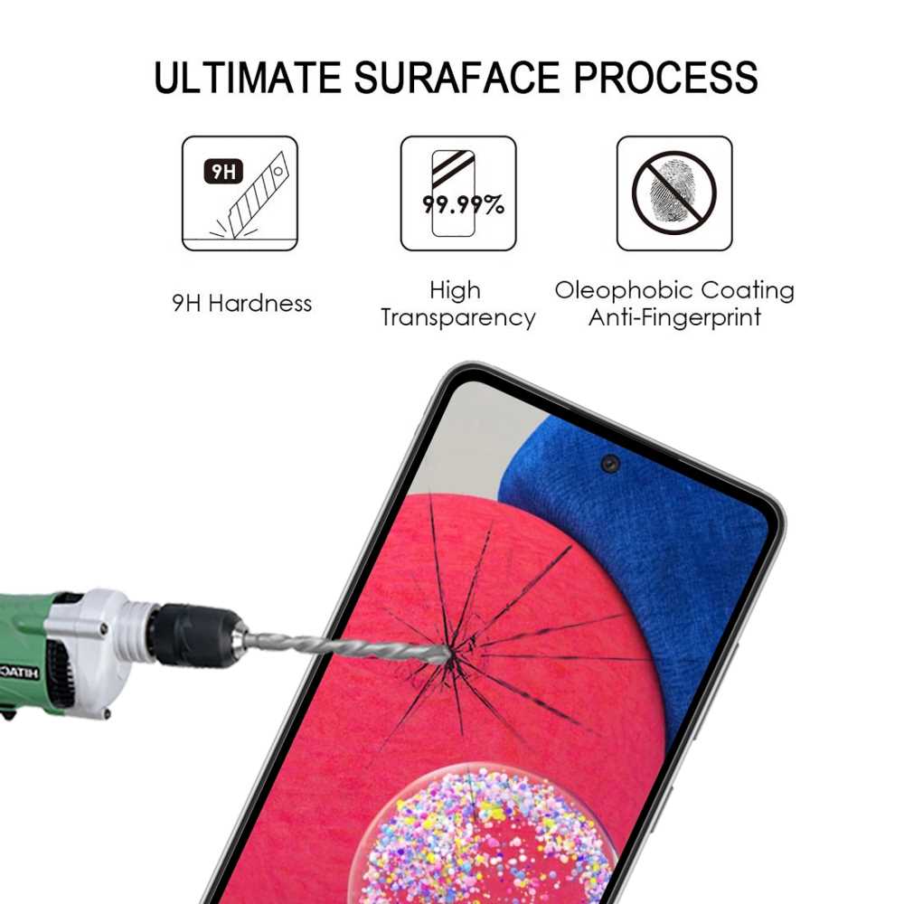 Schutzglas für SAMSUNG GALAXY A52 A52s Full Cover Full Glue Tempered Glass Film