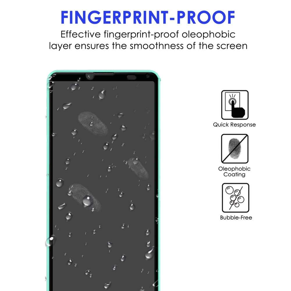 Schutzglas für Sony Xperia 10 IV Full Cover Full Glue Tempered Glass Folie Film