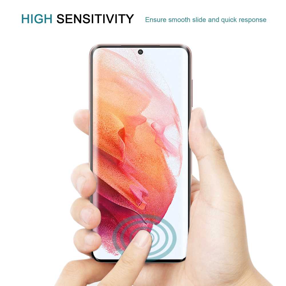 Schutzglas für SAMSUNG GALAXY S21 Full Cover Full Glue Curved Tempered Glass