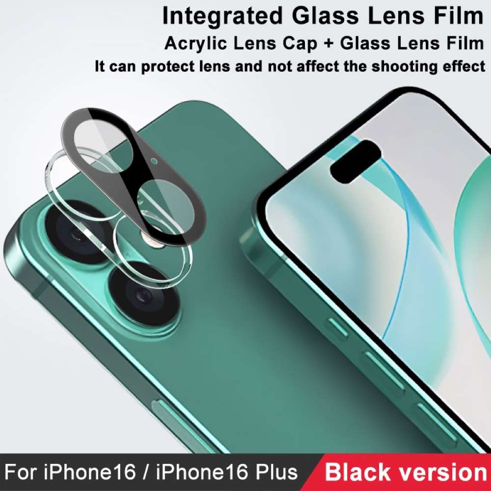 IMAK Kamera Schutzglas für Apple iPhone 16 16 Plus Abdeckung Folie Glass Linse