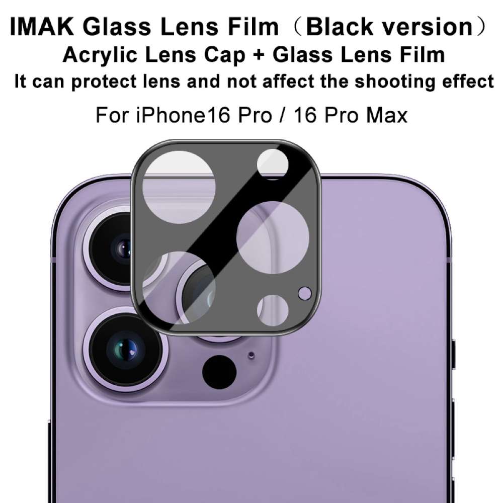 IMAK Kamera Schutzglas für Apple iPhone 16 PRO 16 PRO MAX Abdeckung Folie Camera