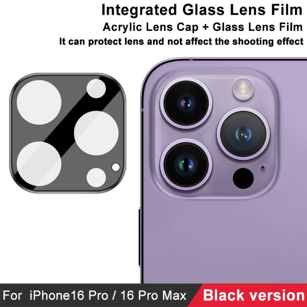IMAK Kamera Schutzglas für Apple iPhone 16 PRO 16 PRO MAX Abdeckung Folie Camera