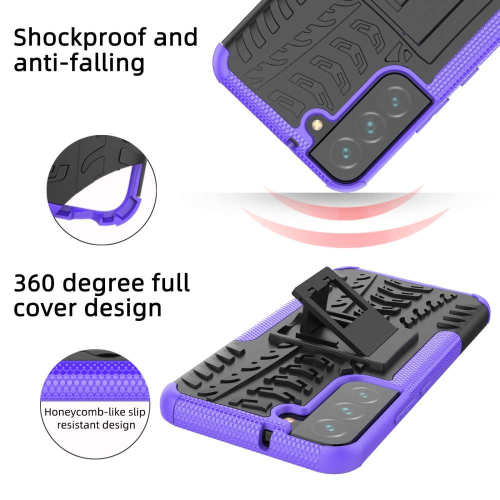 Outdoor Hülle für Samsung Galaxy S22 PLUS Tire Rutschfest Kickstand Schutz Cover