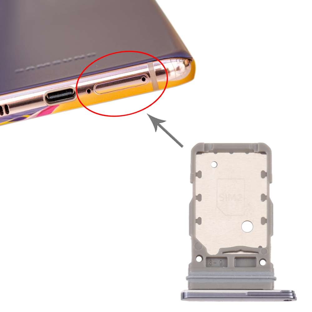 Dual Sim Tray für Samsung Galaxy S21 S21 PLUS S21 ULTRA Karten Halter Schlitten