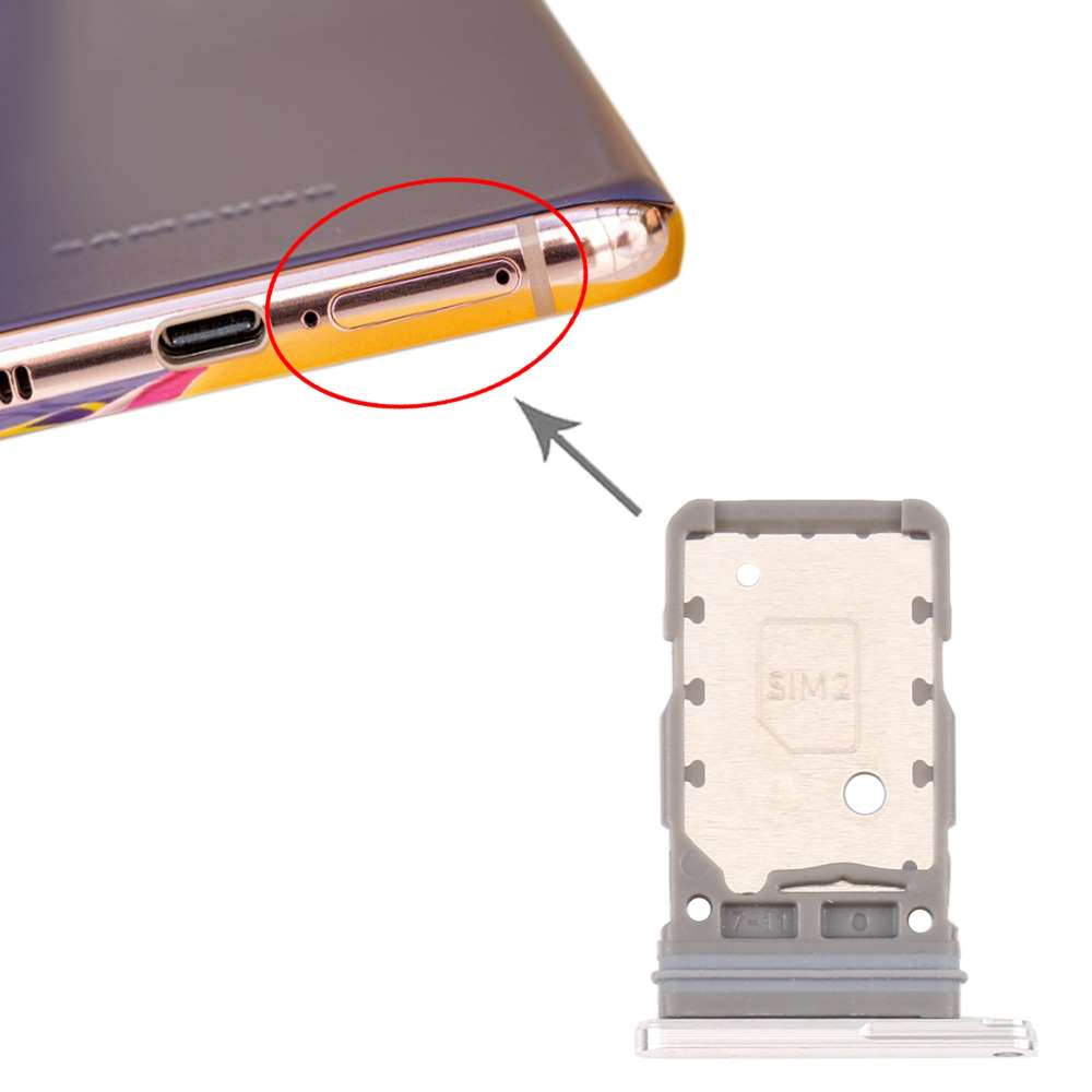 Dual Sim Tray für Samsung Galaxy S21 S21 PLUS S21 ULTRA Karten Halter Schlitten