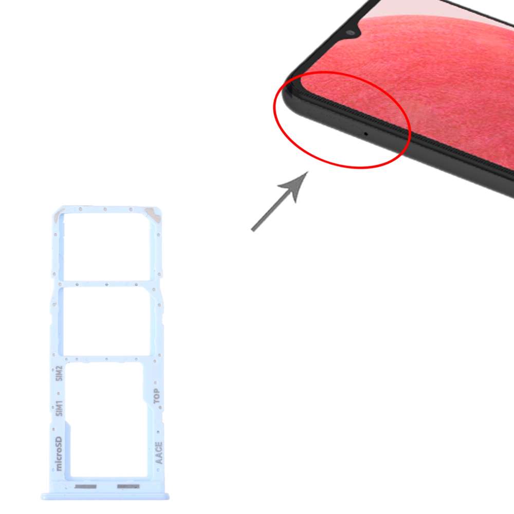 Dual Sim Tray für Samsung Galaxy A13 4G Kartenhalter Fach Schlitten SD Card Slot