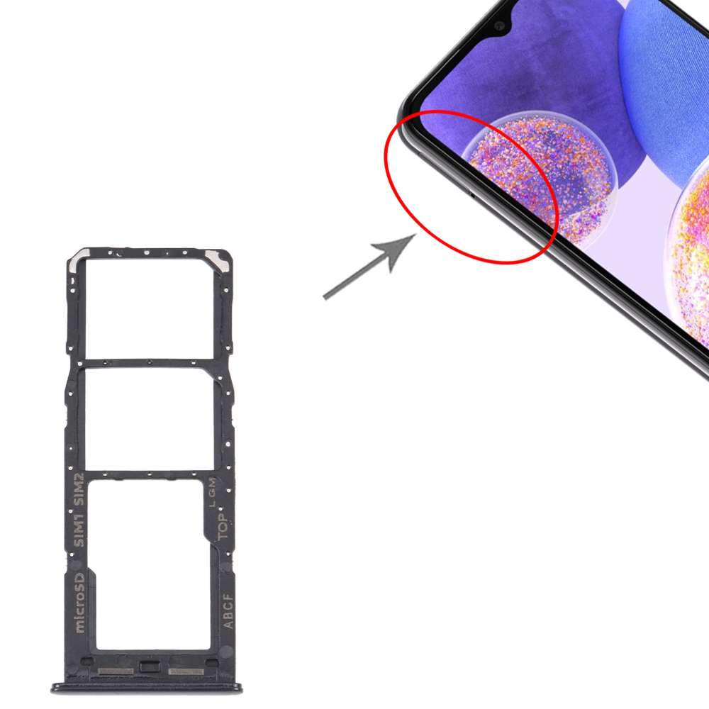 Dual Sim Tray für Samsung Galaxy A23 5G Kartenhalter Fach Schlitten SD Card Slot