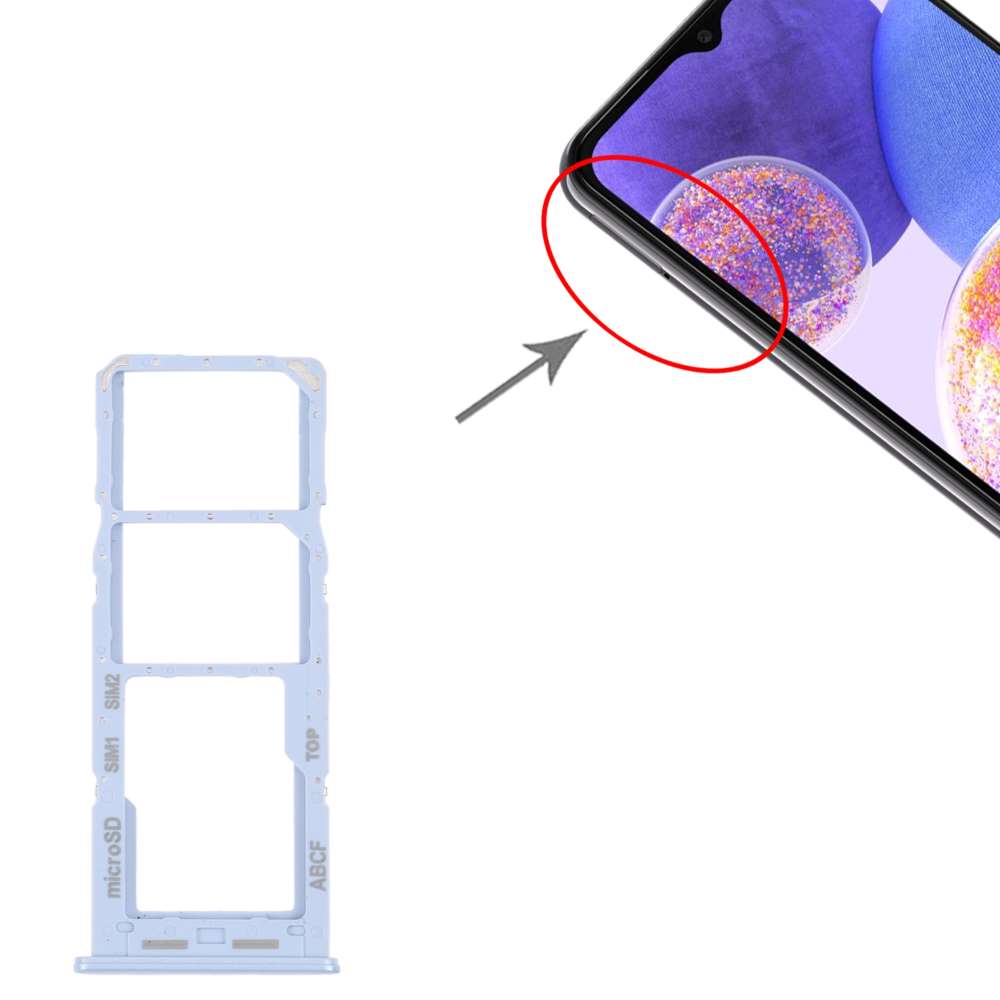 Dual Sim Tray für Samsung Galaxy A23 5G Kartenhalter Fach Schlitten SD Card Slot
