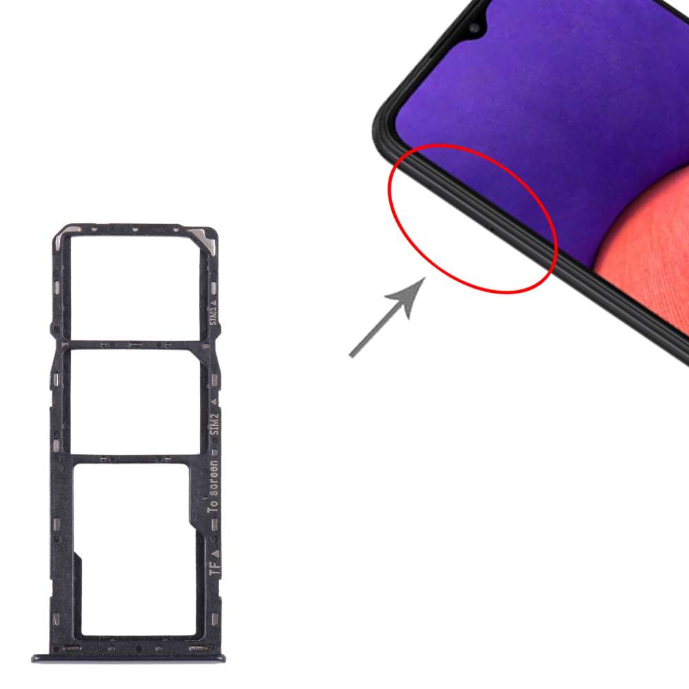 Dual Sim Tray für Samsung Galaxy A22 5G Kartenhalter Fach Schlitten SD Card Slot